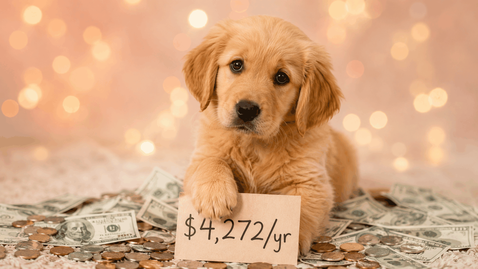Annual pet cost breakdown chart by category